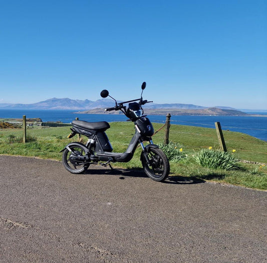 From Nuneaton to Scotland, the Eskuta SX-250 e-bike arrives on the Isle of Cumbrae - Eskuta 