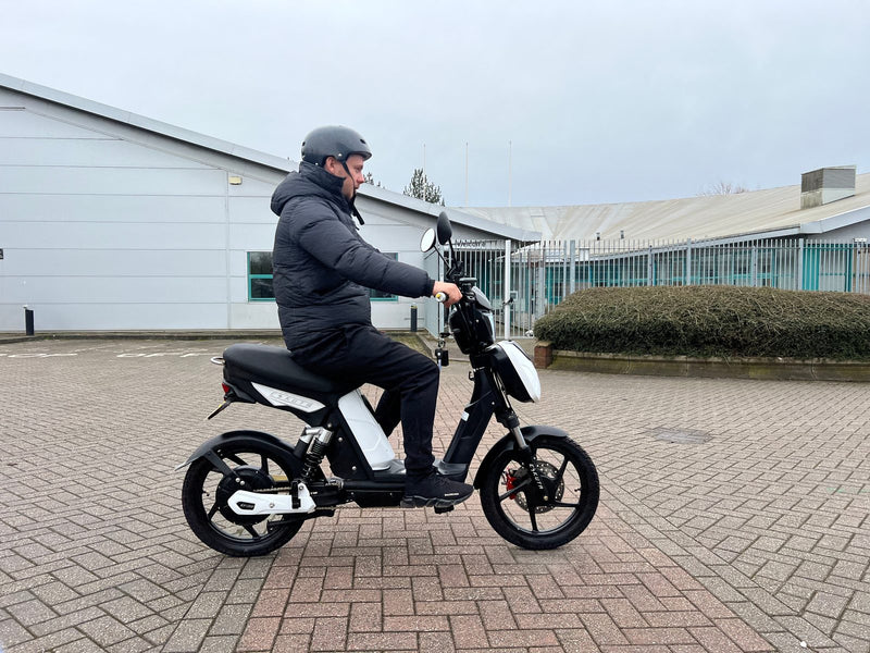An Eskuta SX-250 on a care assistant round in Warwickshire