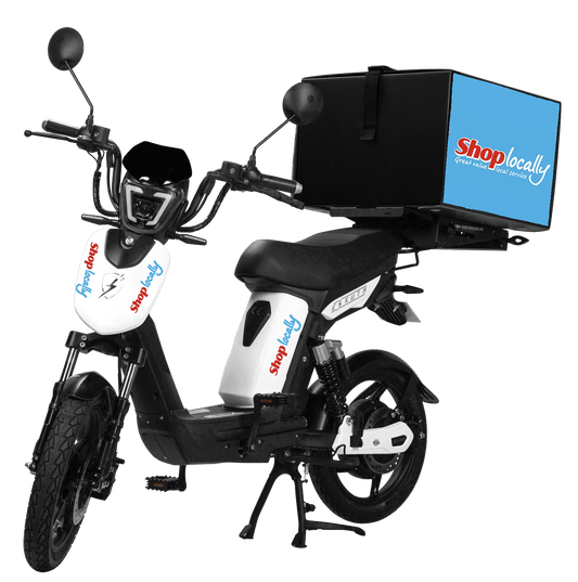 Shop Locally SX-250d Series 3 Electric Bike + Spare Lithium Ion Battery - Eskuta 